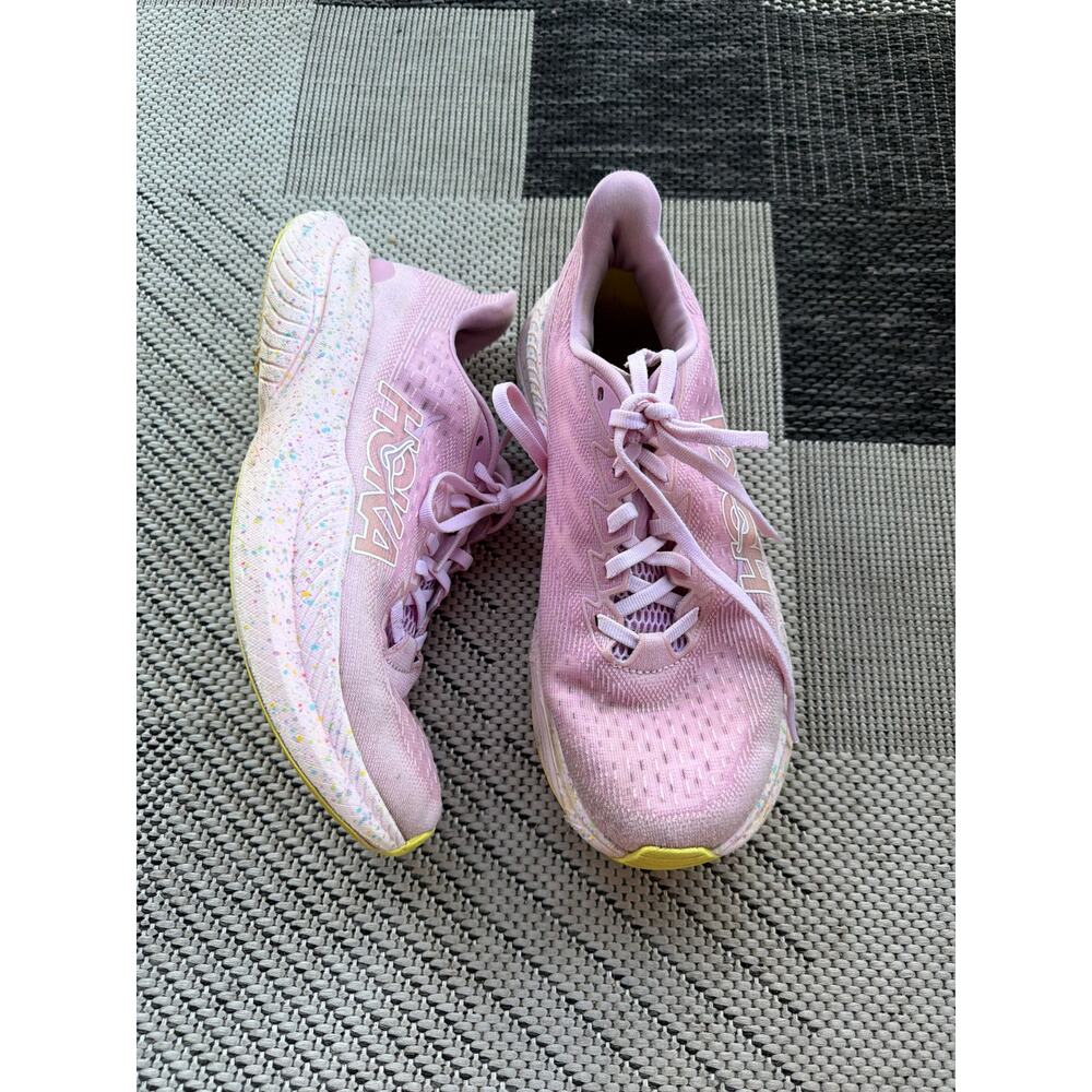 Hoka One One Pink Athletic Running Shoes